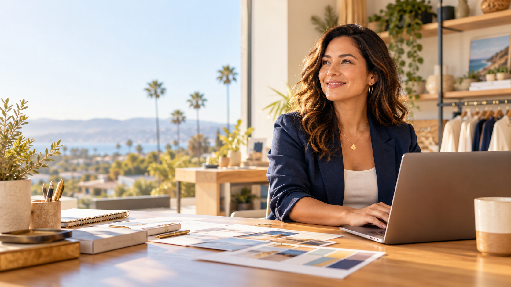 Orange County business owner working on a local marketing plan